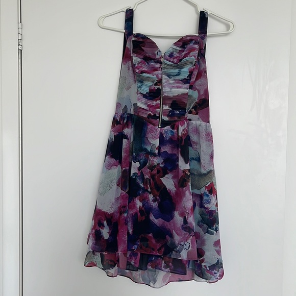 Guess Floral Corset Dress - Size 6 - Picture 1 of 8